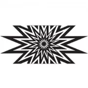 Wooden texture  rolls for polymer clay 100x15mm illusion sun