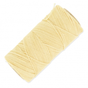 Linhasita waxed thread spool for micro macramé 1 mm - Cream (1310) x168m