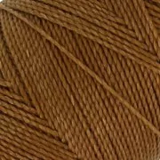 Linhasita waxed thread spool for micro macramé 1 mm - Old Gold (604) x168m
