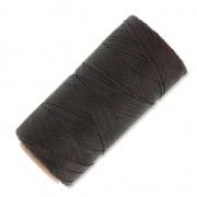 Linhasita waxed thread spool for micro macramé 1 mm - Chocolate Brown (29) x168m|raw }}