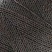 Linhasita waxed thread spool for micro macramé 1 mm - Chocolate Brown (29) x168m