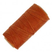 Linhasita waxed thread spool for micro macramé 1 mm - Caramel (203) x168m|raw }}