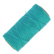 Linhasita waxed thread spool for micro macramé 1 mm - Turquoise (229) x168m|raw }}