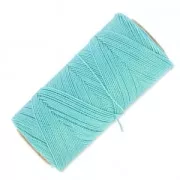 Linhasita waxed thread spool for micro macramé 1 mm - Baby Blue (398) x168m