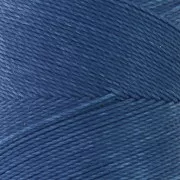 Linhasita waxed thread spool for micro macramé 1 mm - Lapis Blue (298) x168m