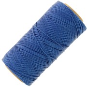 Linhasita waxed thread spool for micro macramé 1 mm - Blue (692) x168m|raw }}