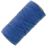Linhasita waxed thread spool for micro macramé 1 mm - Blue (692) x168m
