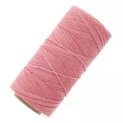 Linhasita waxed thread spool for micro macramé 1 mm - Salmon (324) x168m