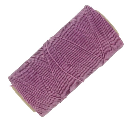 Linhasita waxed thread spool for micro macramé 1 mm - Amethyst (359) x168m