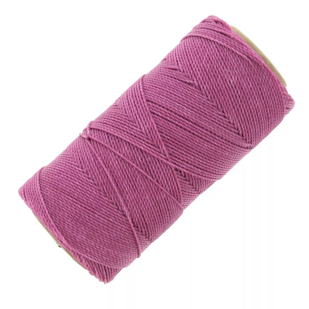 Linhasita waxed thread spool for micro macramé 1 mm - Fuchsia (899 ...