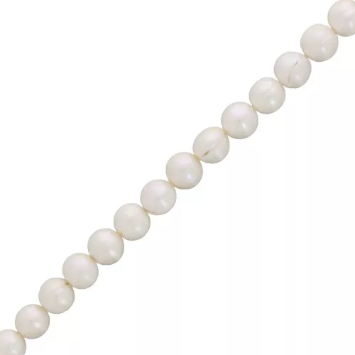 Round pearls 10mm white x4