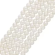 Round pearls 10mm white x4