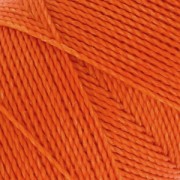 Linhasita waxed thread spool for micro macramé 1 mm - Orange (387) x168m