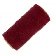 Linhasita waxed thread spool for micro macramé 1 mm - Burgundy (60) x168m