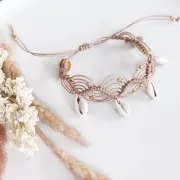 Linhasita waxed thread spool for micro macramé 1 mm - Burgundy (60) x168m