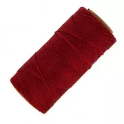 Linhasita waxed thread spool for micro macramé 1 mm - Dark Red (44) x168m