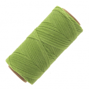 Linhasita waxed thread spool for micro macramé 1 mm - Lime Green (1019) x168m