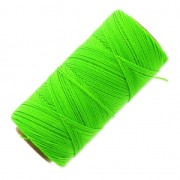 Linhasita waxed thread spool for micro macramé 1 mm - Neon Green (329) x168m