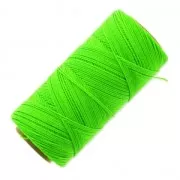 Linhasita waxed thread spool for micro macramé 1 mm - Neon Green (329) x168m