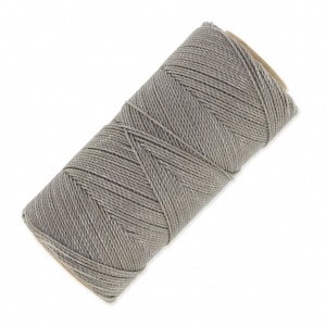 Linhasita waxed thread spool for micro macramé 1 mm - Grey (208) x168m
