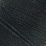 Linhasita waxed thread spool for micro macramé 1 mm - Charcoal Grey (691) x168m