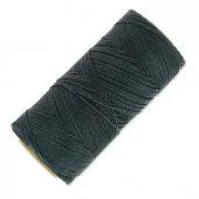 Linhasita waxed thread spool for micro macramé 1 mm - Anthracite (209) x168m