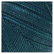 Linhasita waxed thread spool for micro macramé 1 mm - Teal (228) x168m