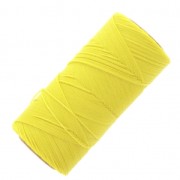 Linhasita waxed thread spool for micro macramé 1 mm - Yellow (37) x168m