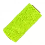 Linhasita waxed thread spool for micro macramé 1 mm - Neon Yellow (326) x168m