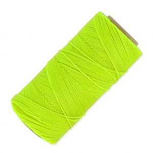 Linhasita waxed thread spool for micro macramé 1 mm - Neon Yellow (326) x168m