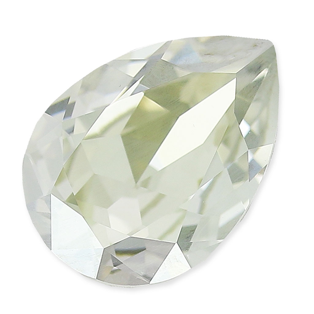 Swarovski 4320 Pear Fancy Stone 18x13mm Crystal Silver Shade x1
