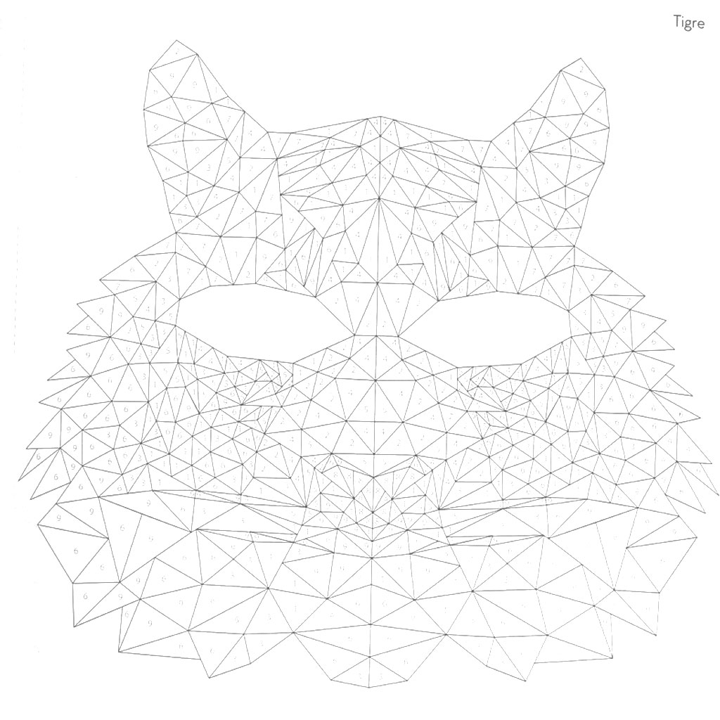 Animosaïk, Animaux Sauvages 60 coloriages géométriques - Perles & Co