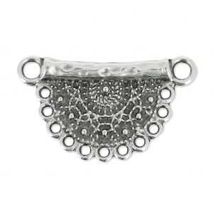 Multi row ethnic spacer 16 mm Antique Silver Plating