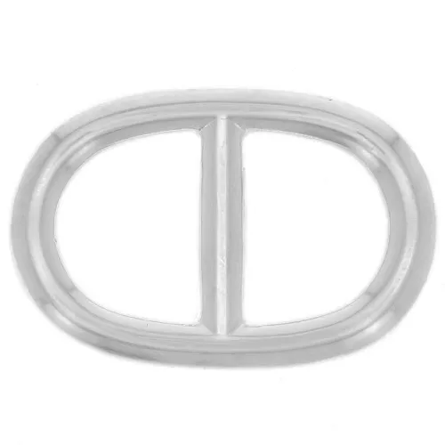 Intercalaire maille marine 30x20 mm - Plaqué Argent x1