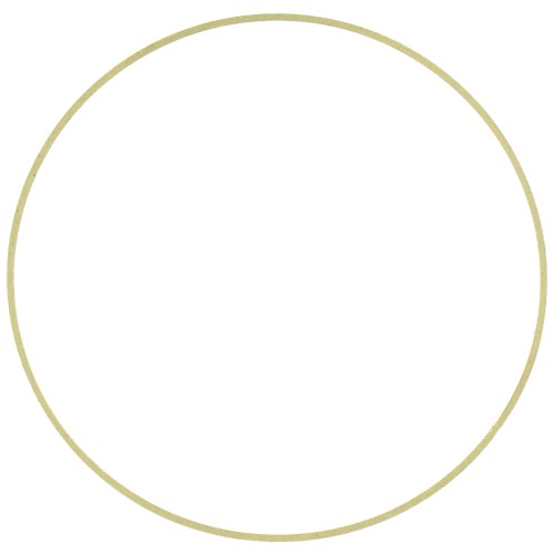 Spacer for beadweaving round 60 mm nude brass