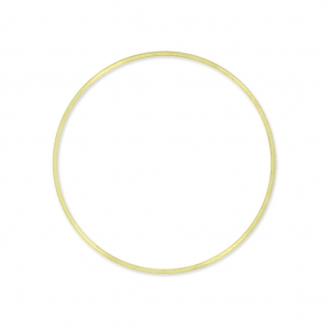 Spacer for beadweaving round 42 mm nude brass