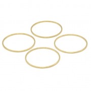 Spacer  for beadweaving round 32 mm nude brass