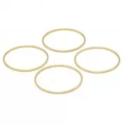 Spacer  for beadweaving round 32 mm nude brass