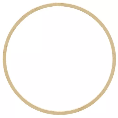 Spacer for beadweaving round 30 mm nude brass