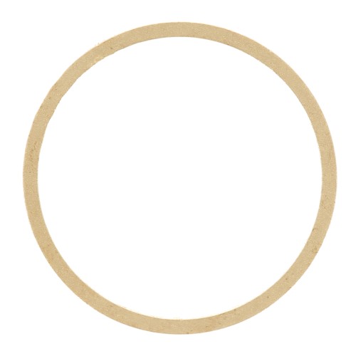 Spacer  for beadweaving round 20 mm nude brass