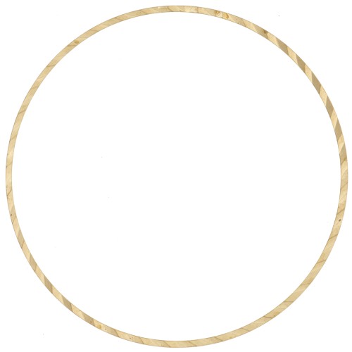 Spacer  for beadweaving round fancy 40 mm nude brass