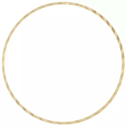 Spacer  for beadweaving round fancy 40 mm nude brass