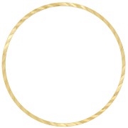 Spacer  for beadweaving round fancy 30 mm nude brass x1|raw }}