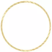 Spacer  for beadweaving round fancy 30 mm nude brass x1