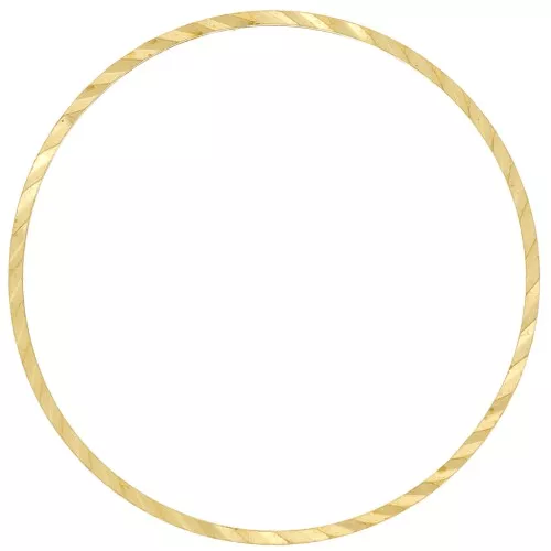 Spacer for beadweaving round fancy 30 mm nude brass x1