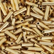 Miyuki Bugles 6mm BGL-193 - 24kt Gold Light Plated x5g