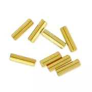 Miyuki Bugles 6mm BGL-191 - 24kt Gold Plated x5g