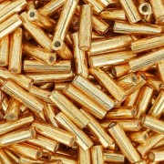 Miyuki Bugles 6mm BGL-1053 - Galvanized Gold Metallic x10g|raw }}