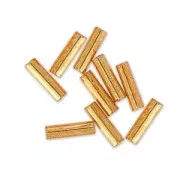 Miyuki Bugles 6mm BGL-1053 - Galvanized Gold Metallic x10g
