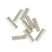 Miyuki Bugles 6mm BGL-1051 - Galvanized Silver Metallic x10g